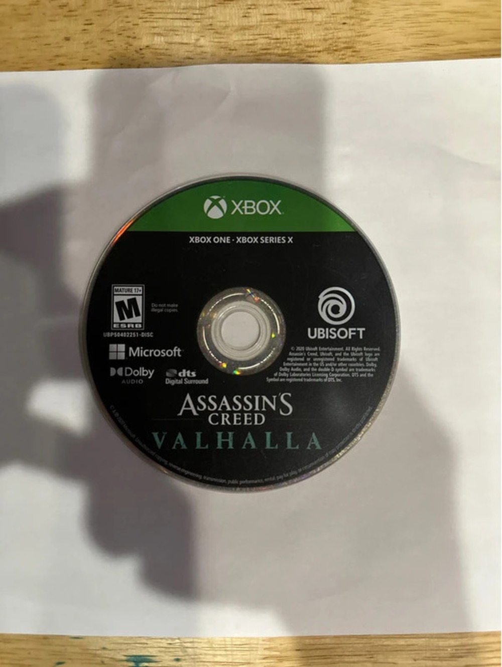 Xbox one assassins Creed Valhalla